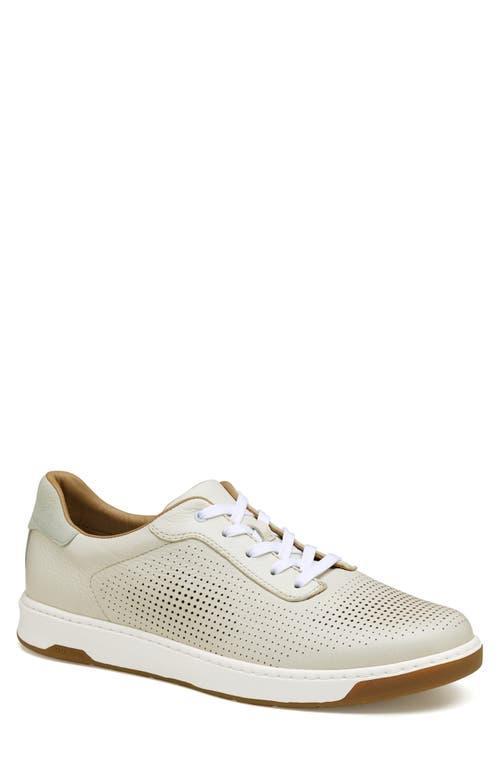 Johnston  Murphy Mens Daxton U-Throat Perforated Leather Sneakers Product Image