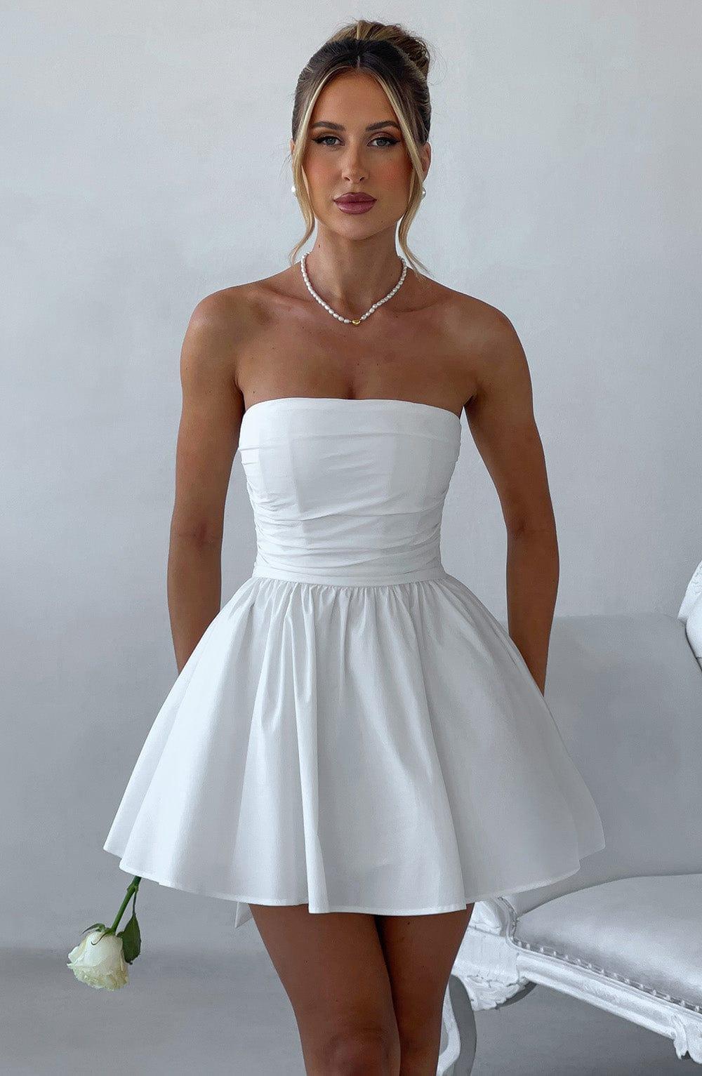 Katrina Mini Dress - Ivory Product Image