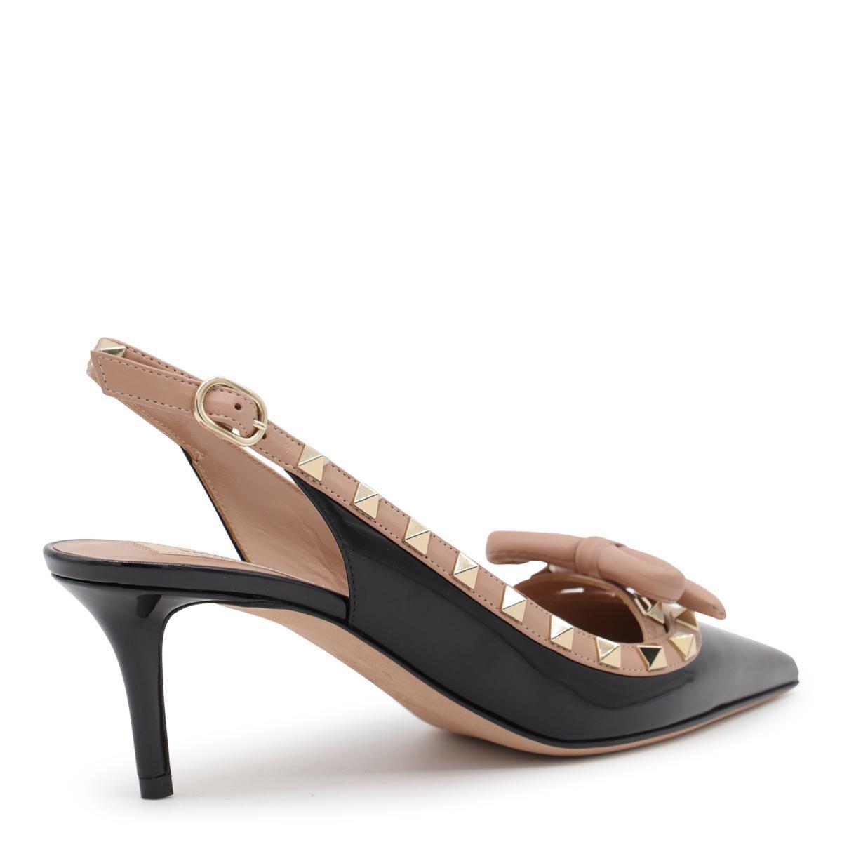 With Heel In Nero/rose Cannelle Product Image