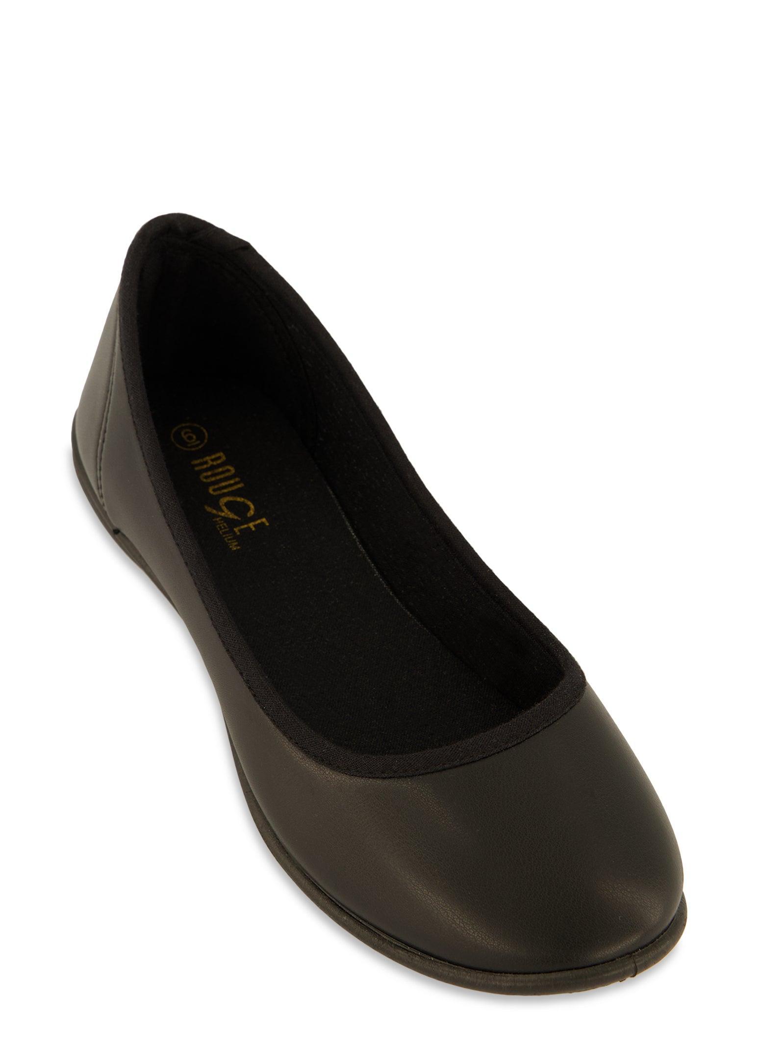 Womens Round Toe Ballerina Flats product image