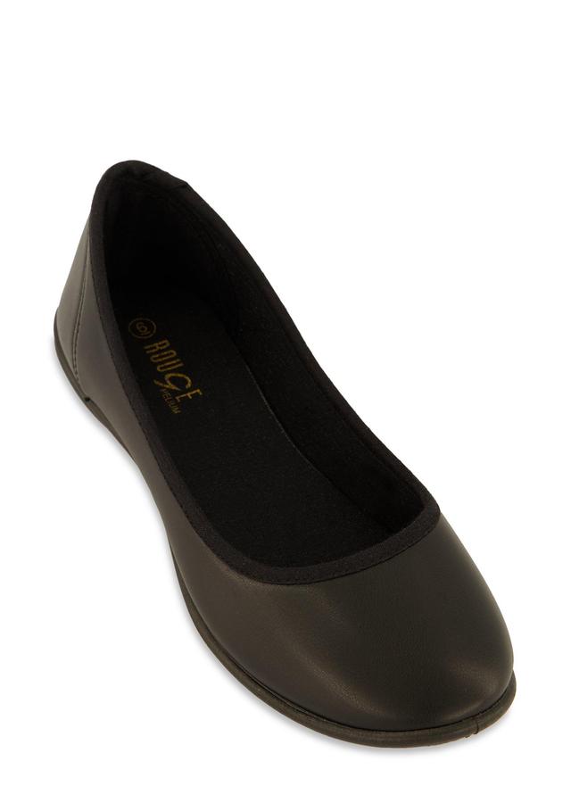 Womens Round Toe Ballerina Flats Product Image