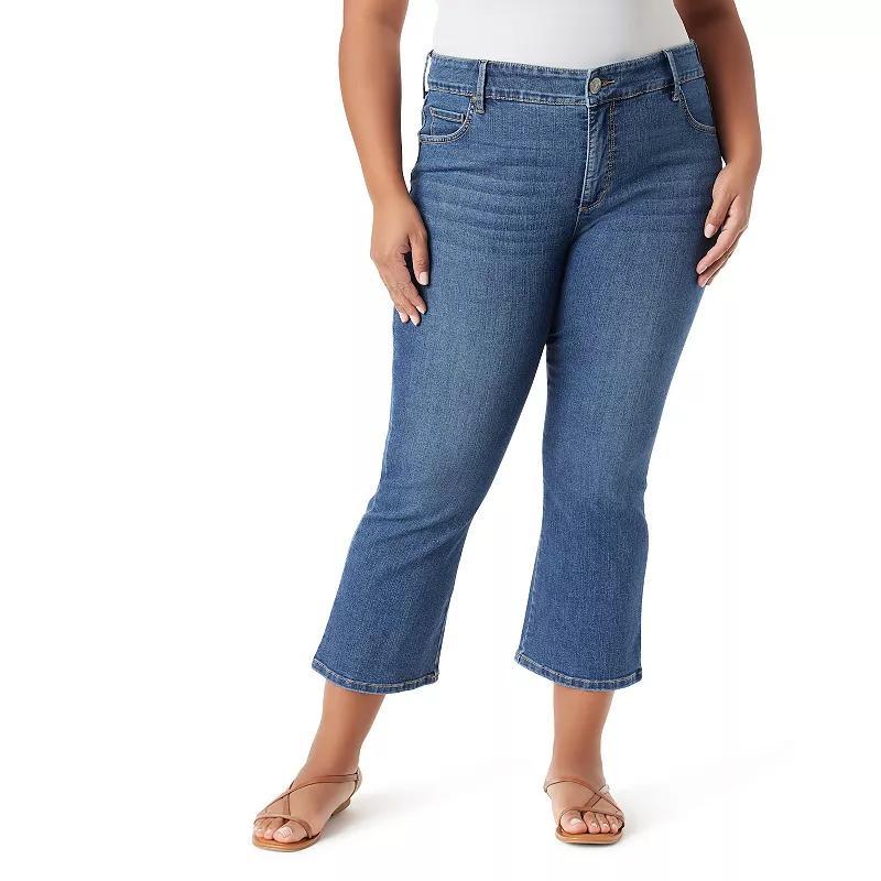 Plus Size Gloria Vanderbilt Shape Effect Tummy Sculpt Ankle Bootcut Jeans, Womens Product Image