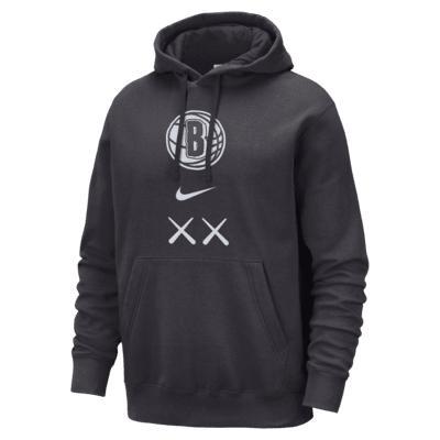 Brooklyn Nets Club Fleece City Edition Men's Nike NBA Pullover Hoodie Product Image