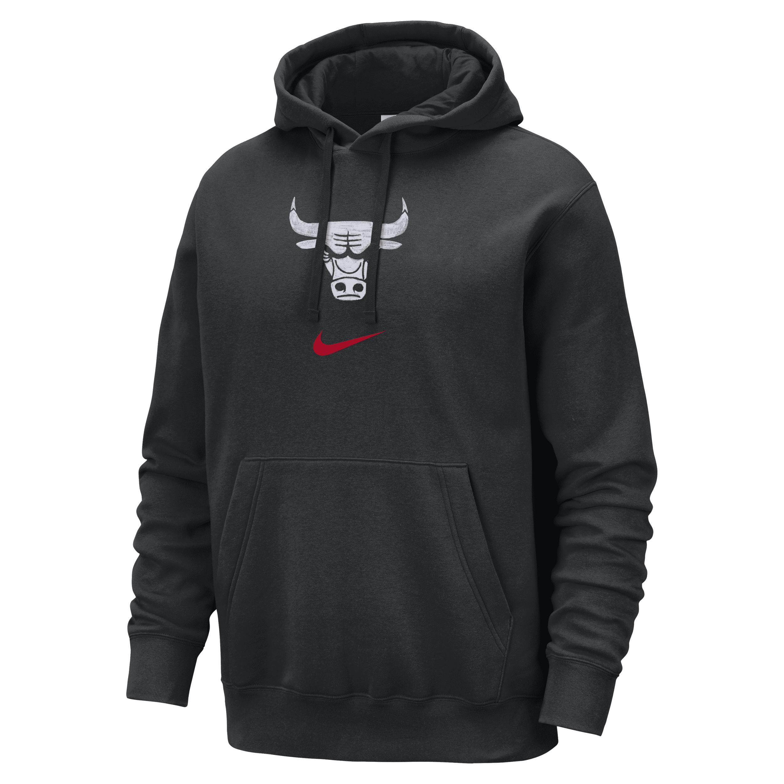 Chicago Bulls Club Fleece City Edition Nike Mens NBA Pullover Hoodie Product Image