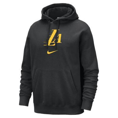 Los Angeles Lakers Club Fleece City Edition Men's Nike NBA Pullover Hoodie Product Image