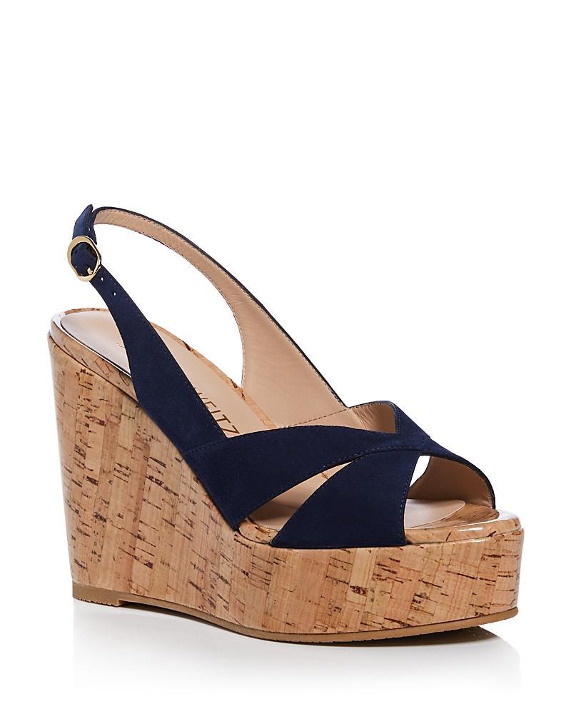 Carmen Patent Slingback Wedge Sandals Product Image