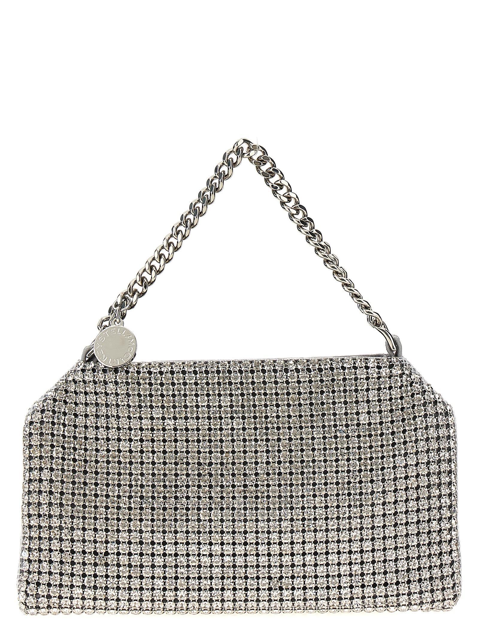 Falabella Embellished Shoulder Bag In Silver Product Image