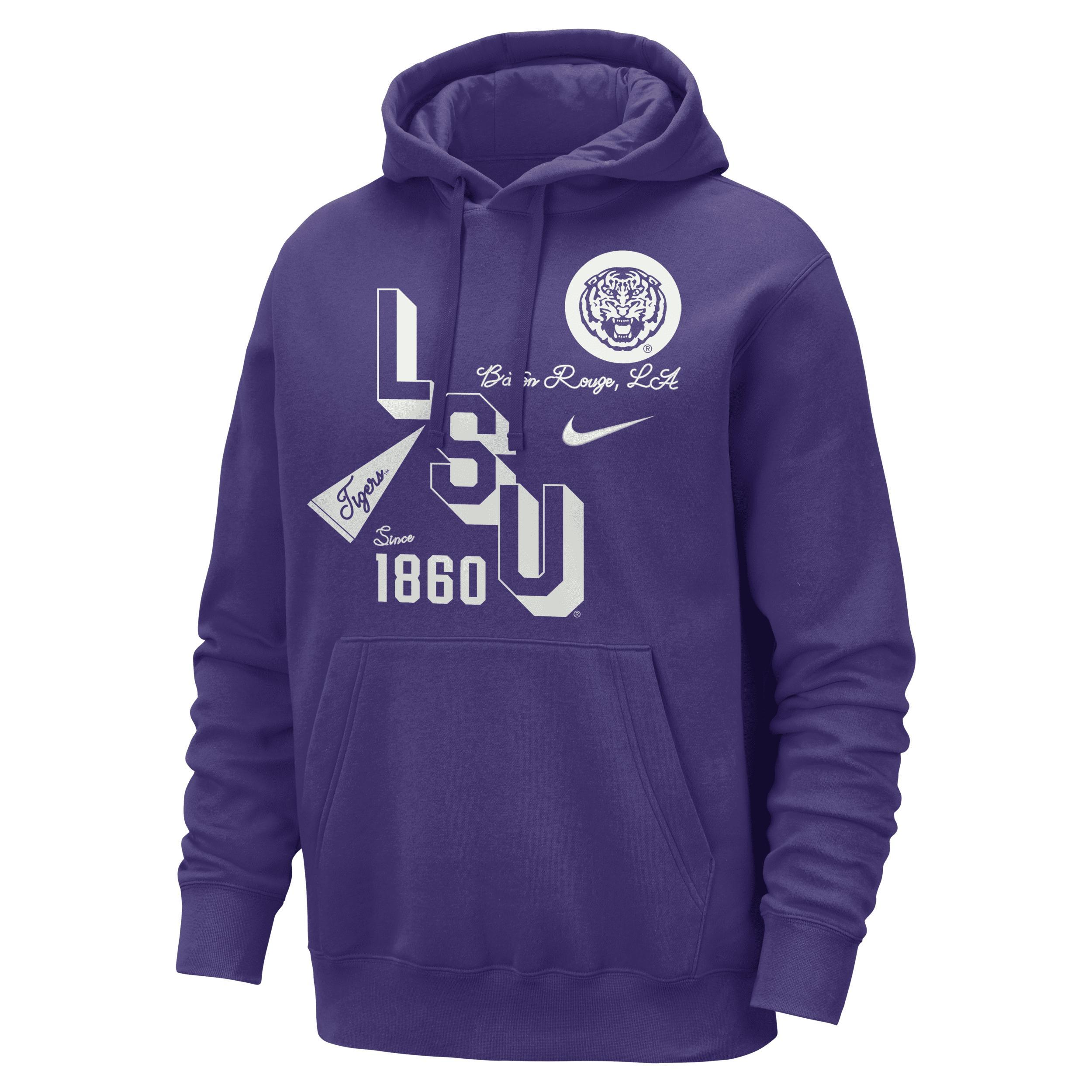 LSU Club Nike Men's College Hoodie Product Image