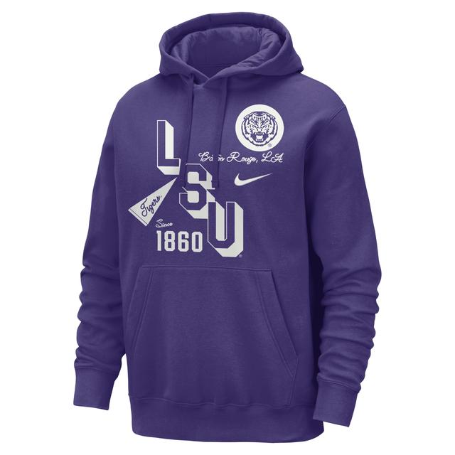 LSU Club Nike Men's College Hoodie Product Image