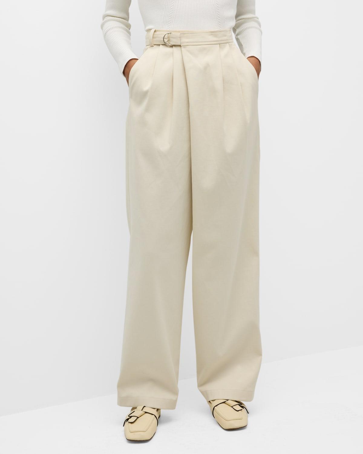 Wide-Leg Wrap Pants Product Image