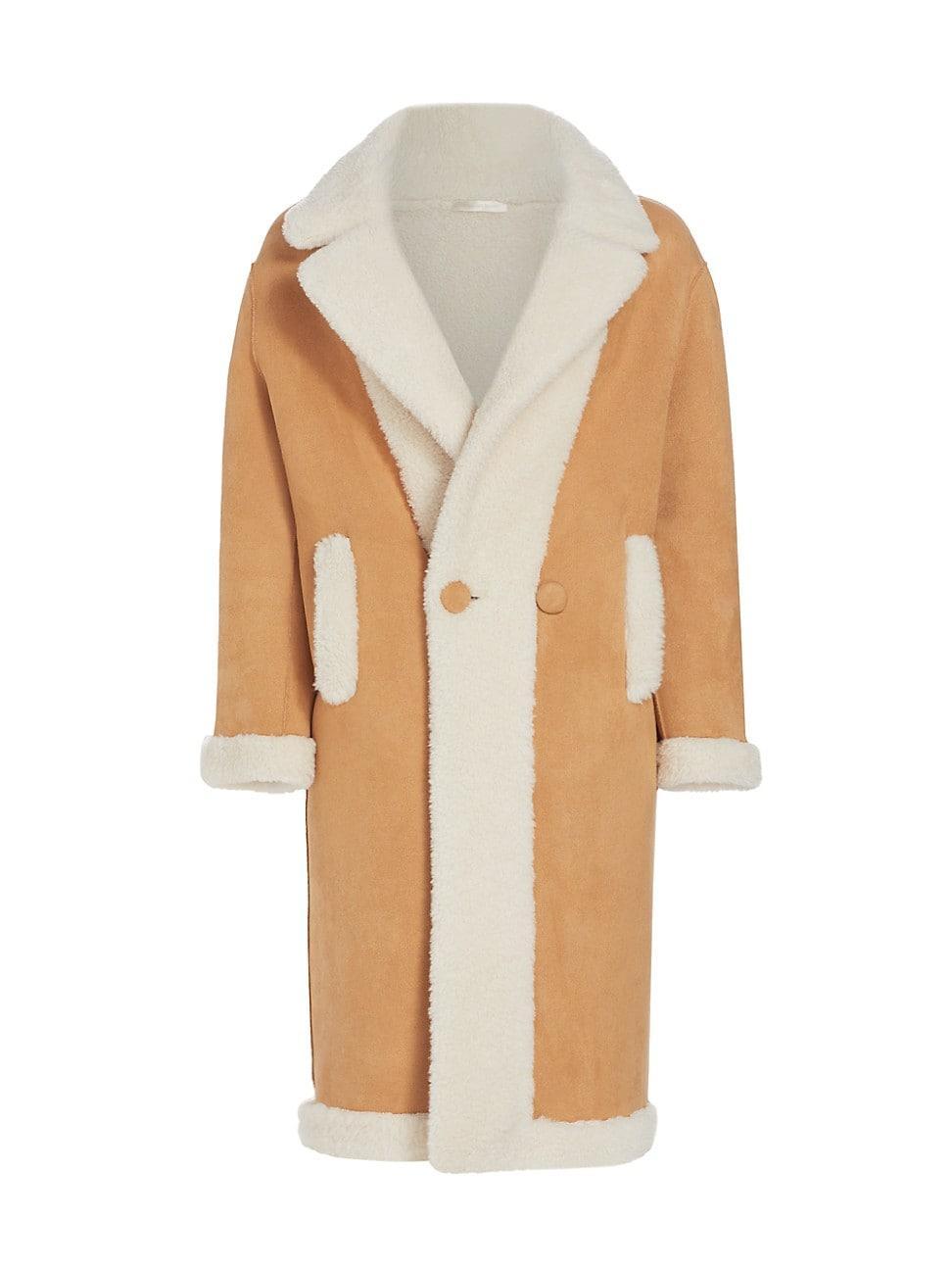 Womens Arlington Faux-Shearling Coat Product Image