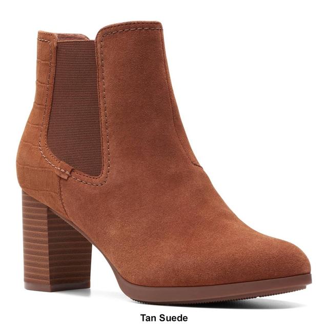 Clarks Bayla Rose Suede) Women's Boots Product Image