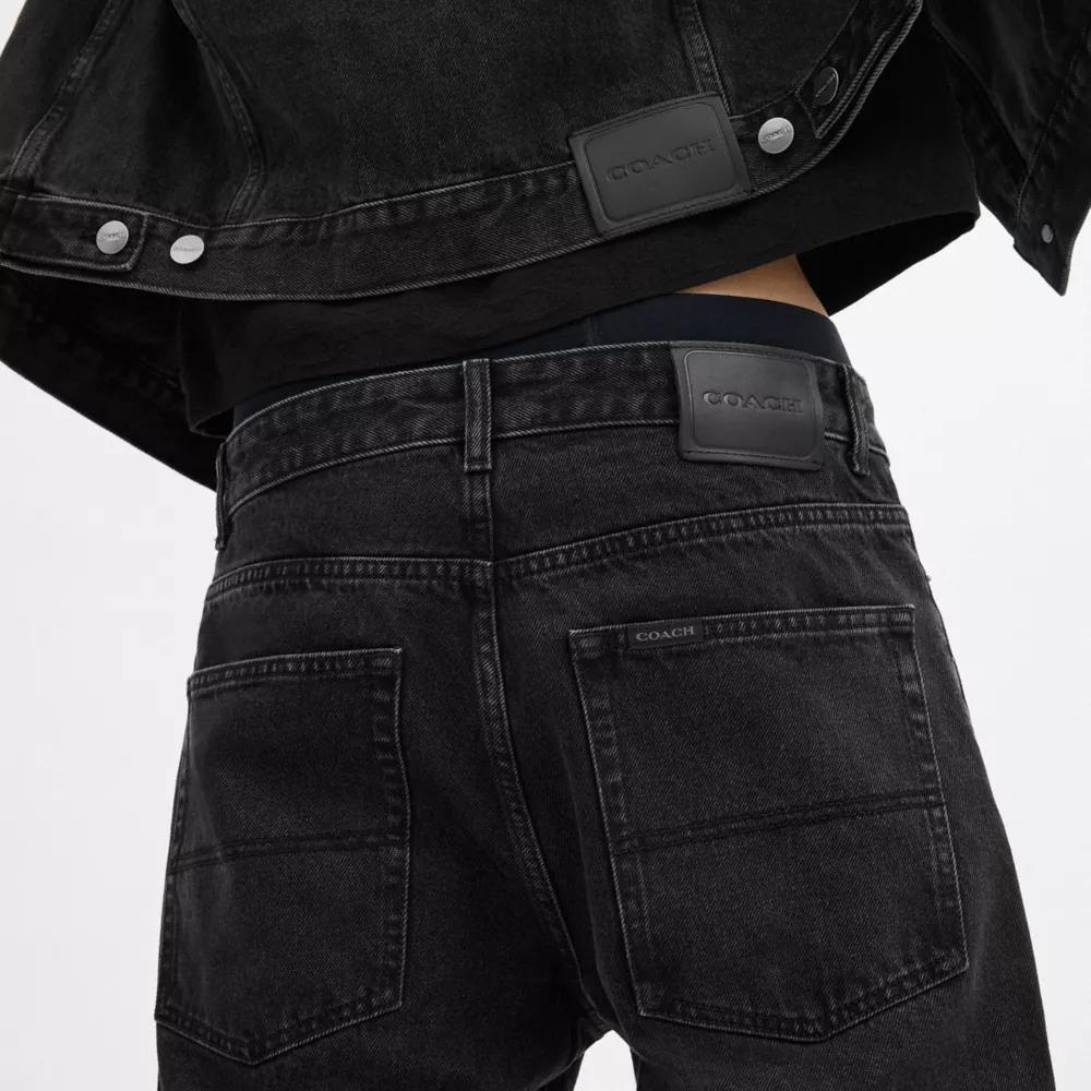 Black Taper Jeans In Organic Cotton Product Image