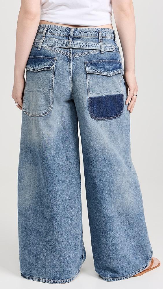 Free People Waterfalls Baggy Wide Leg Jeans | Shopbop Product Image