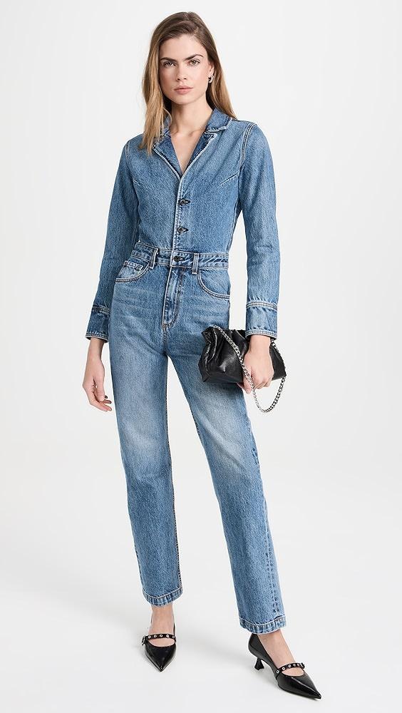 ASKK NY Denim Jumpsuit Jackson | Shopbop Product Image