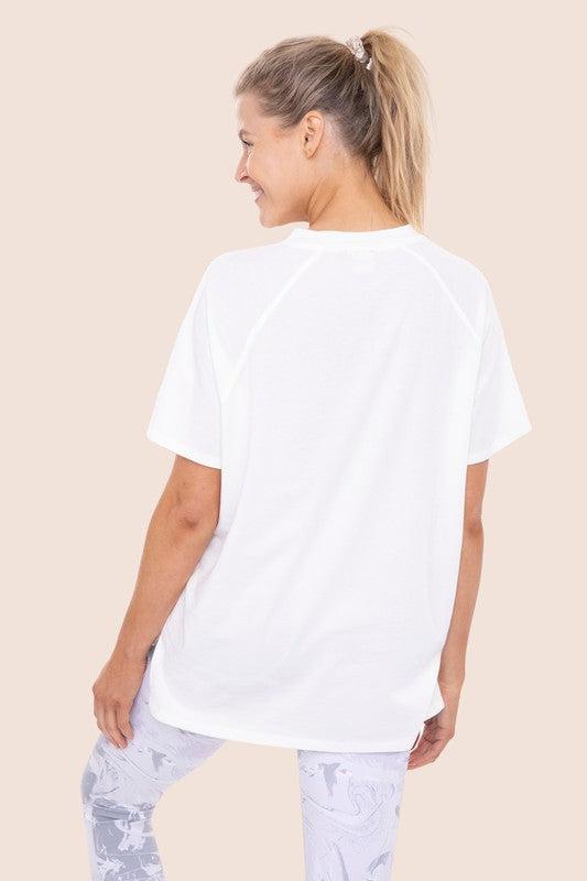 Split Collar Short Sleeve Tees Product Image