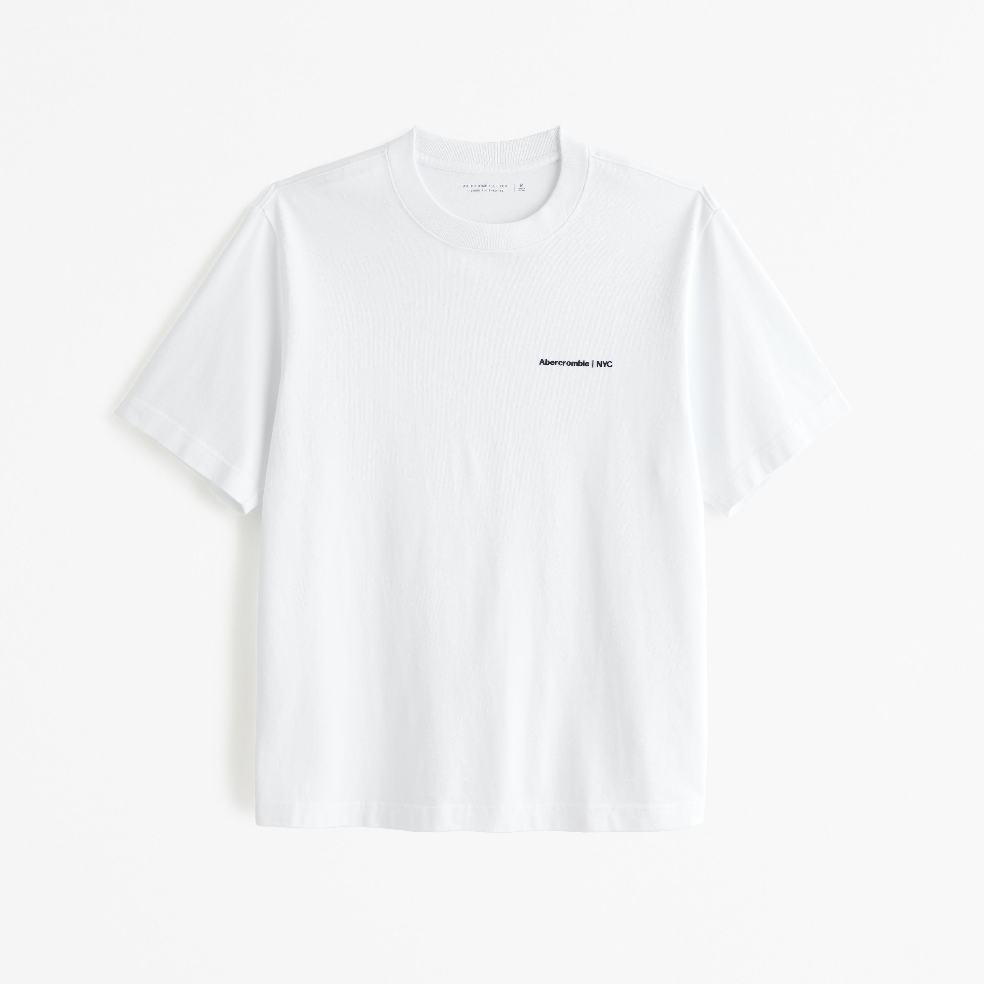 Premium Polished Micro-Logo Tee Product Image