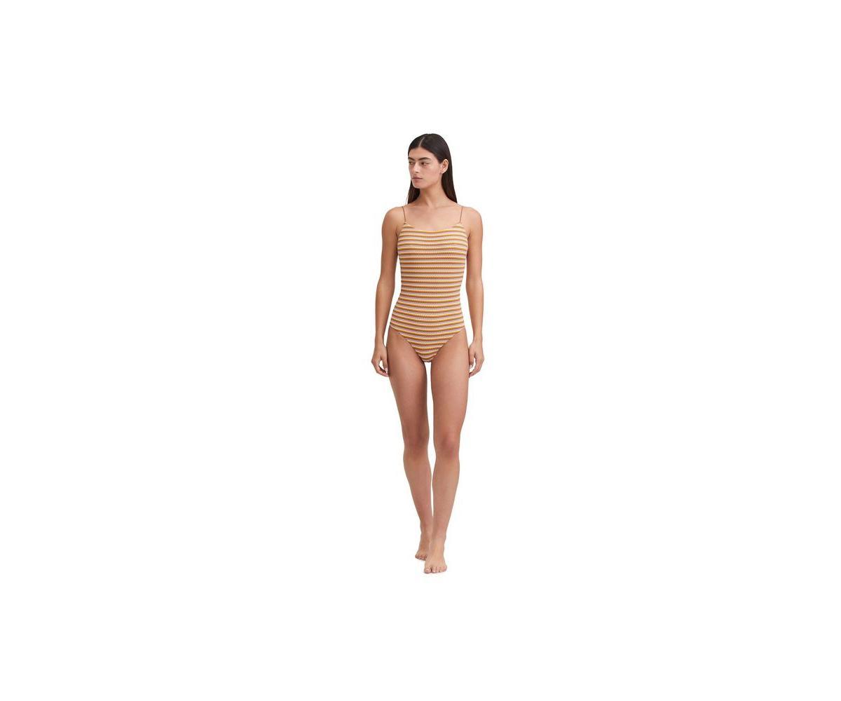 au naturel by Gottex Womens Scoop Neck One Piece Swimsuit with U shape back Product Image