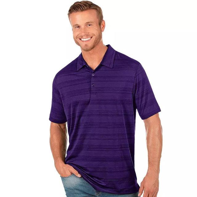 Mens Antigua Compass Striped Polo Product Image