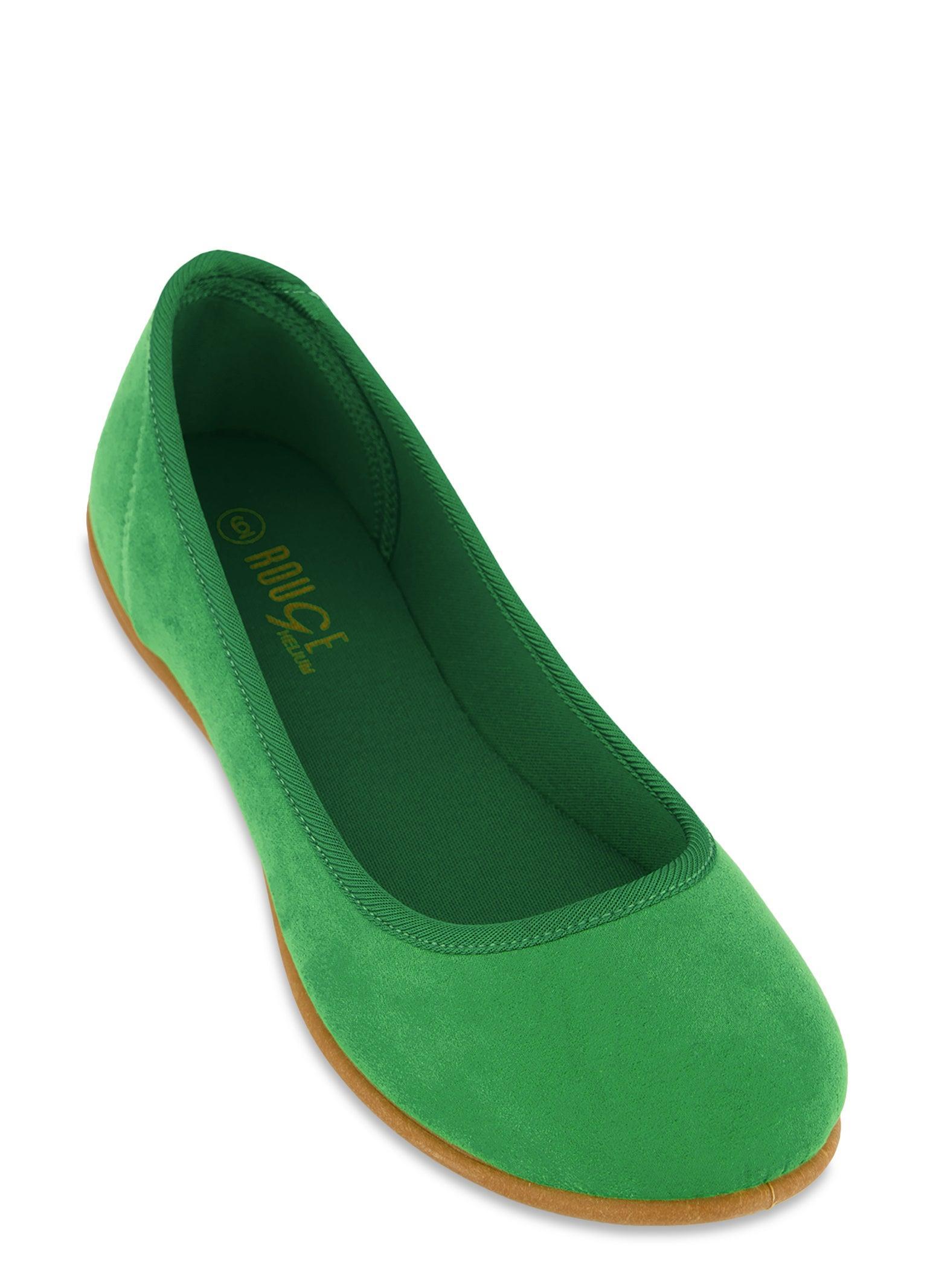 Womens Round Toe Ballerina Flats Product Image