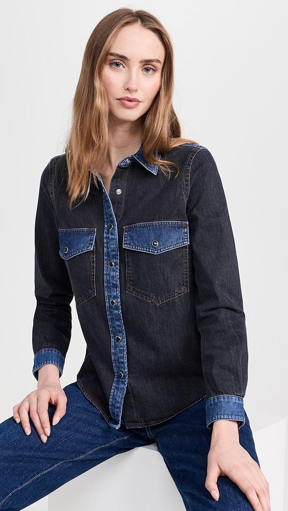 Veronica Beard Jean Noah Colorblock Shirt | Shopbop Product Image