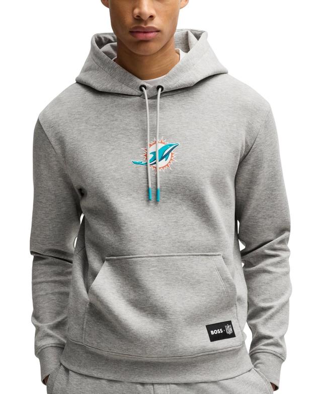 Boss X Nfl Men's Interlock Hoodie In Chargers Grey Product Image