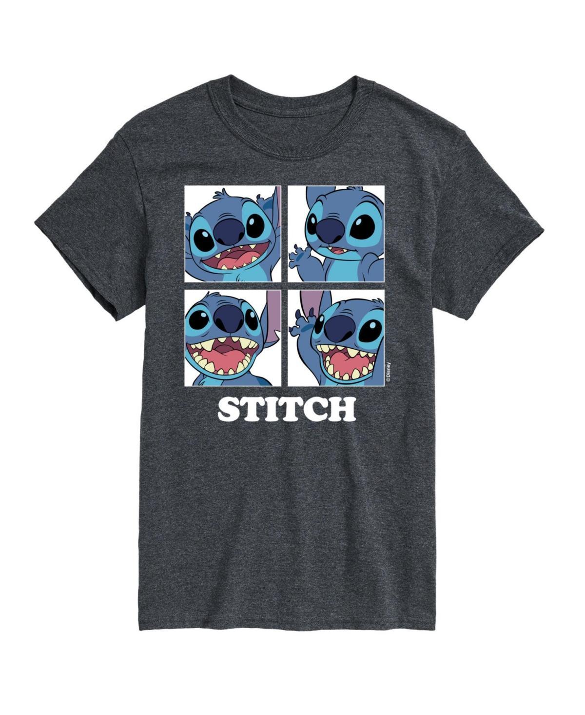 Airwaves Mens Lilo and Stitch Graphic T-shirt Product Image