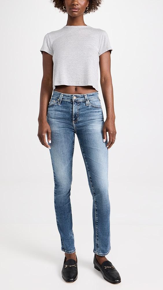 AG Mari High Rise Slim Straight Jeans | Shopbop Product Image