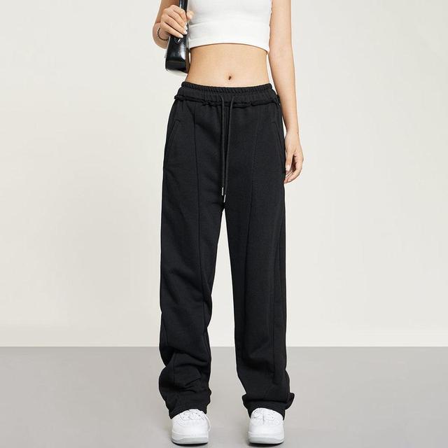 RTK (W) No. 1480 RECONSTRUCTED DRAPE WIDE STRAIGHT SWEATPANTS Product Image