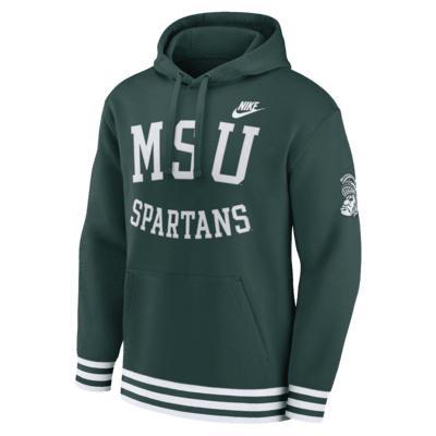 Michigan State Spartans Legacy Retro Men’s Nike College Pullover Hoodie Product Image