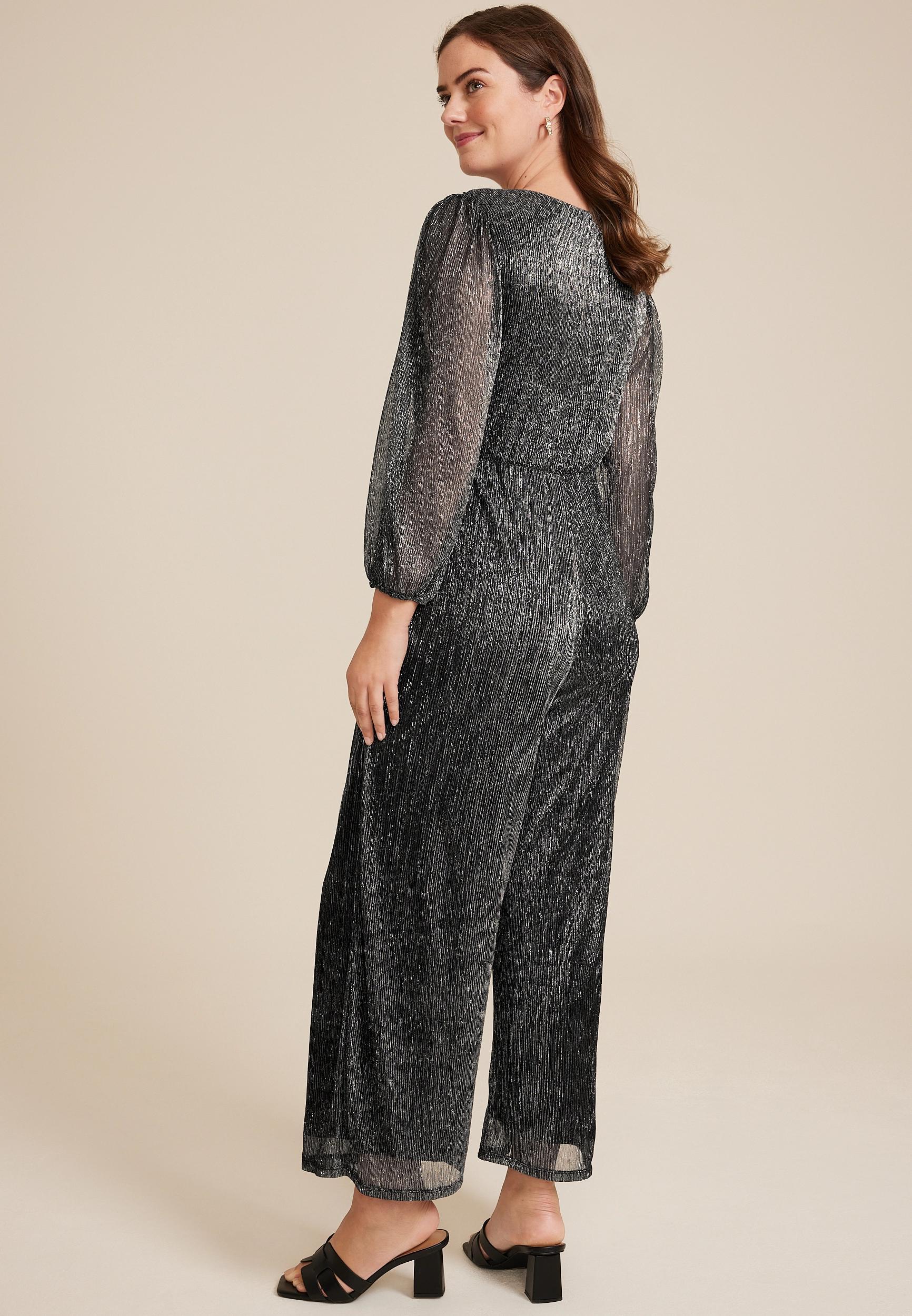 Plisse Wide Leg Jumpsuit Product Image