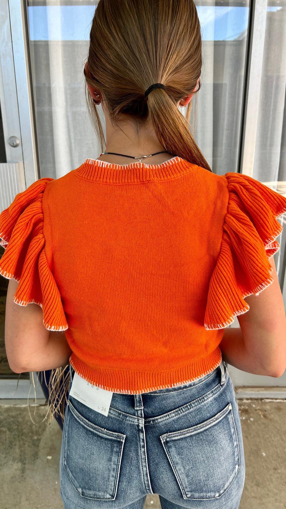 Wardrobe Staple Sunkist Cropped Sweater* Product Image