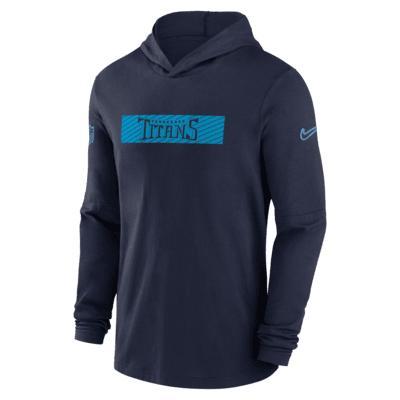 Tennessee Titans Sideline Nike Men's Dri-FIT NFL Long-Sleeve Hooded Top Product Image