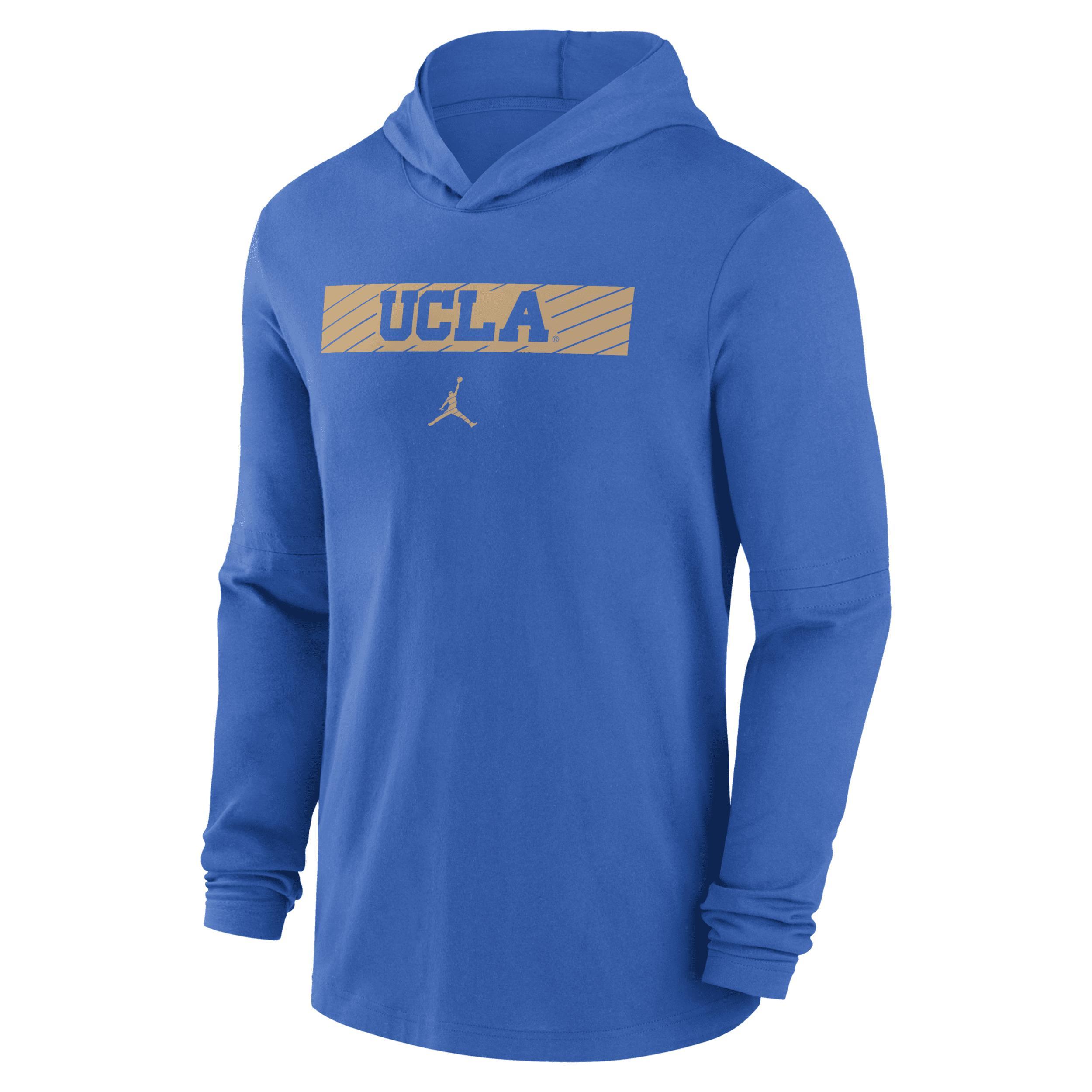 Men's UCLA Bruins Sideline Jordan Dri-FIT College Long-Sleeve Hooded Top Product Image