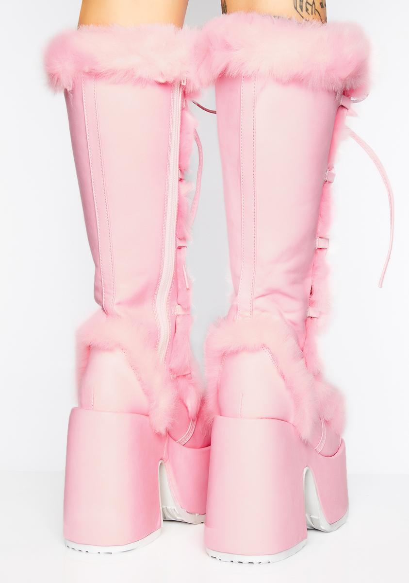 Pure Vigilance Platform Boots-Pink Male Product Image