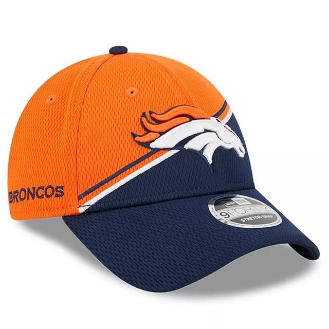 Mens New Era /Navy Denver Broncos 2023 Sideline 9FORTY Adjustable Hat Product Image