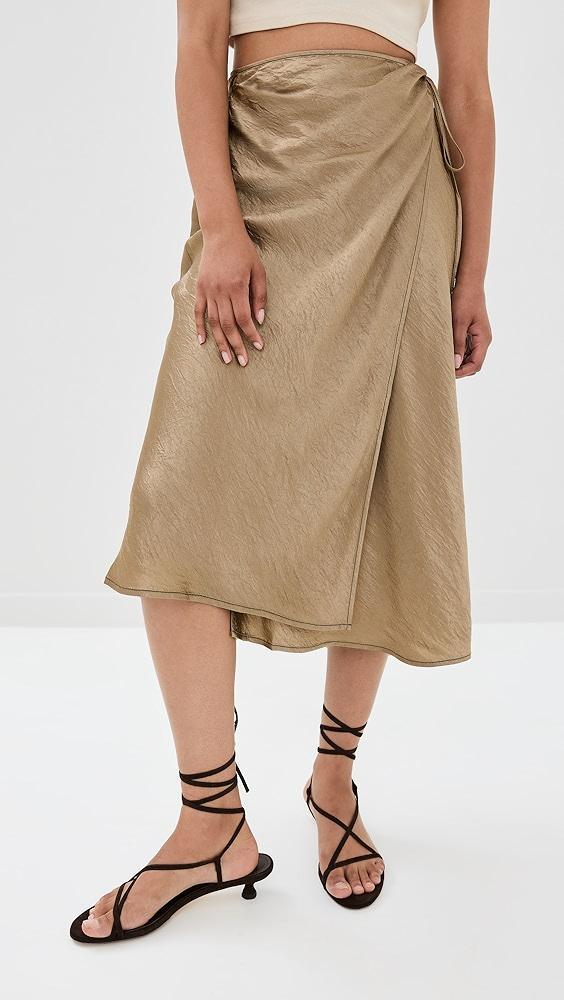 Acne Studios Fluid Wrap Skirt | Shopbop Product Image