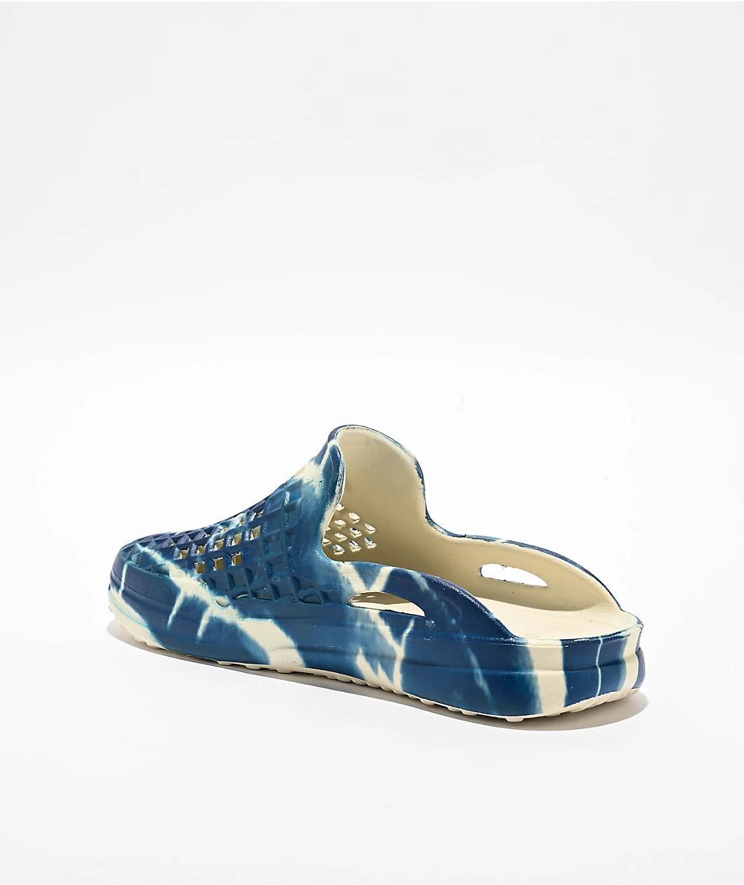 Lusso Cloud x Malbon Golf Scenario Shiburi Indigo Tofu Slide Sandals Product Image