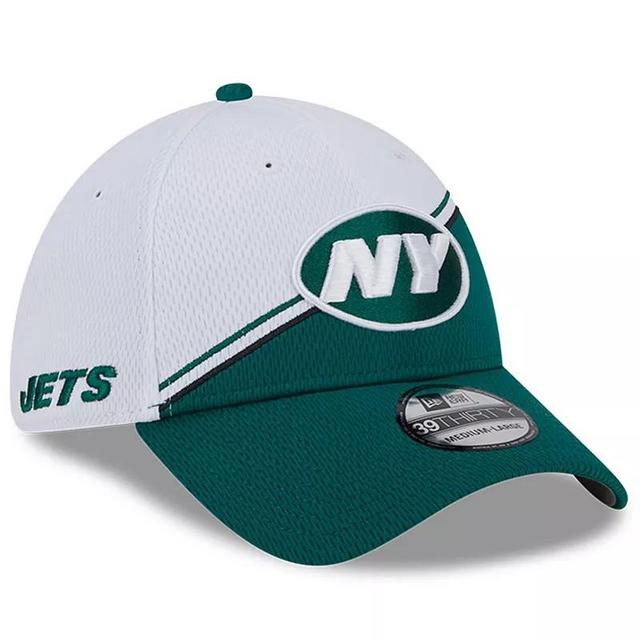 Mens New Era /Green New York Jets 2023 Sideline 39THIRTY Flex Hat Product Image