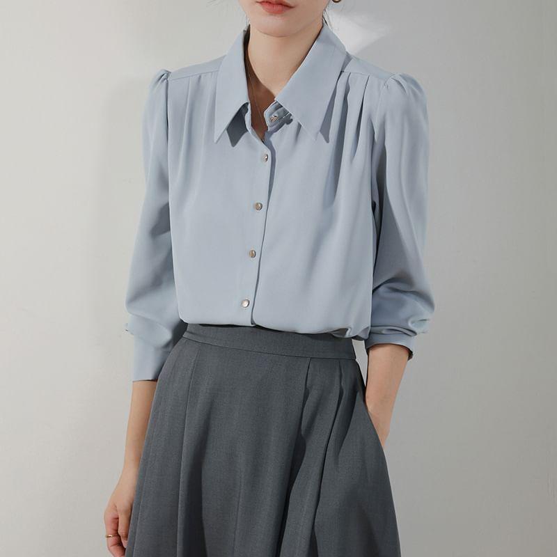 Long-Sleeve Plain Shirt product image