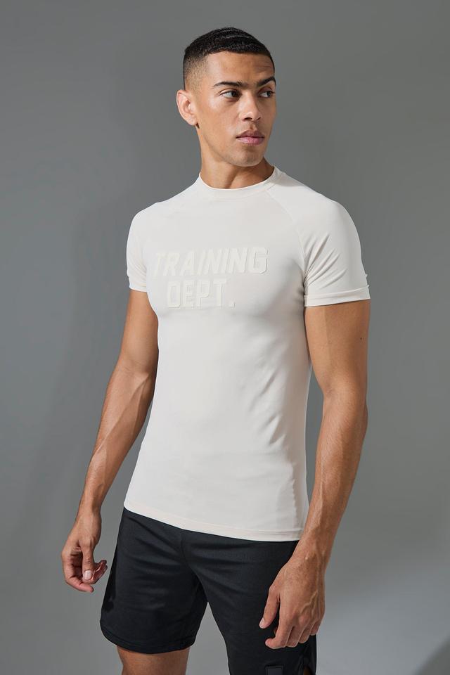 Active Training Dept Raglan Muscle Fit T-shirt | boohooMAN USA Product Image