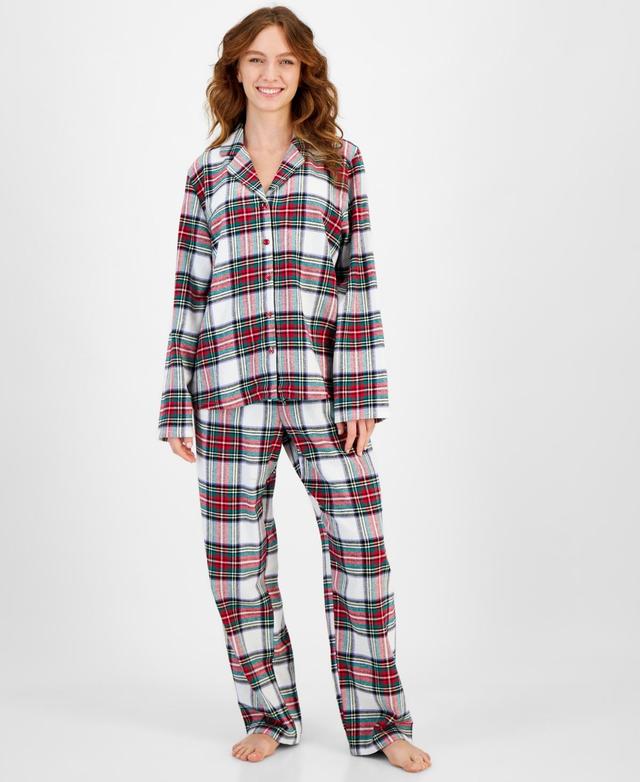 Matching Family Pajamas Womens Stewart Cotton Plaid Pajamas Set, Created for Macys Product Image