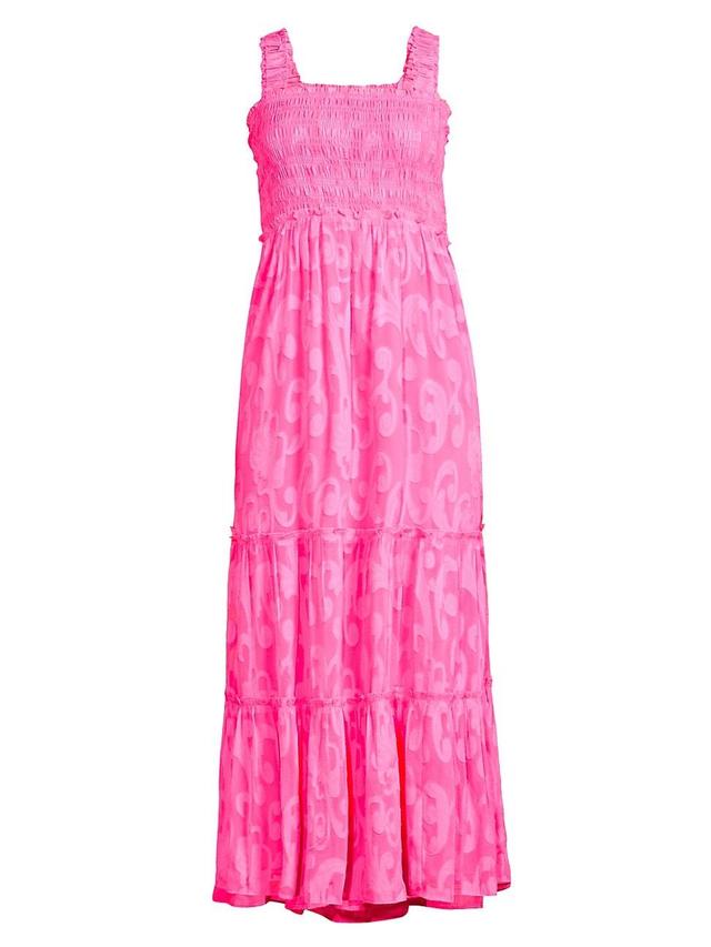 Womens Hadly Smocked Maxi Dress Product Image