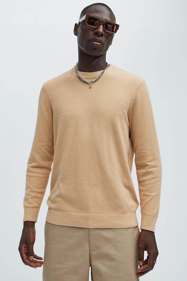 Who They Pickin Crewneck Sweater - Tan Product Image