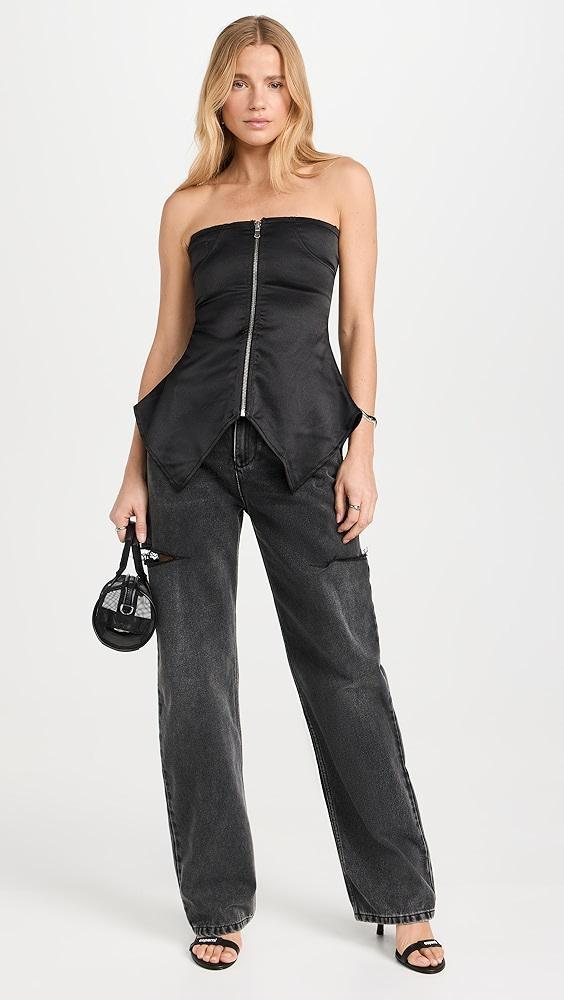 Sami Miro Vintage Zip Tube Top | Shopbop Product Image