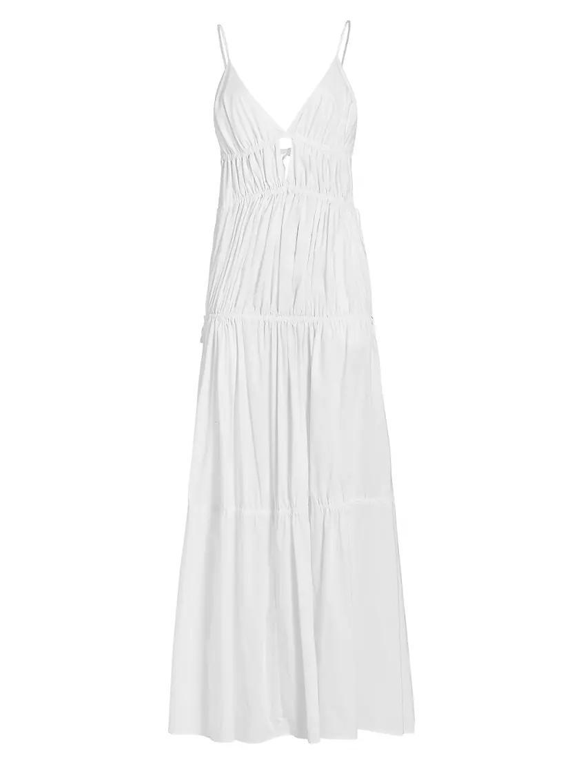 April Tiered Gathered Maxi Dress Product Image