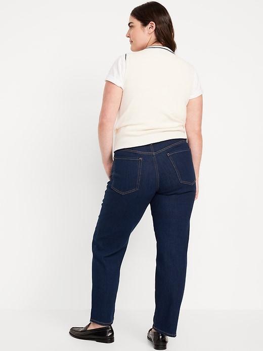 High-Waisted Wow Loose Jeans Product Image