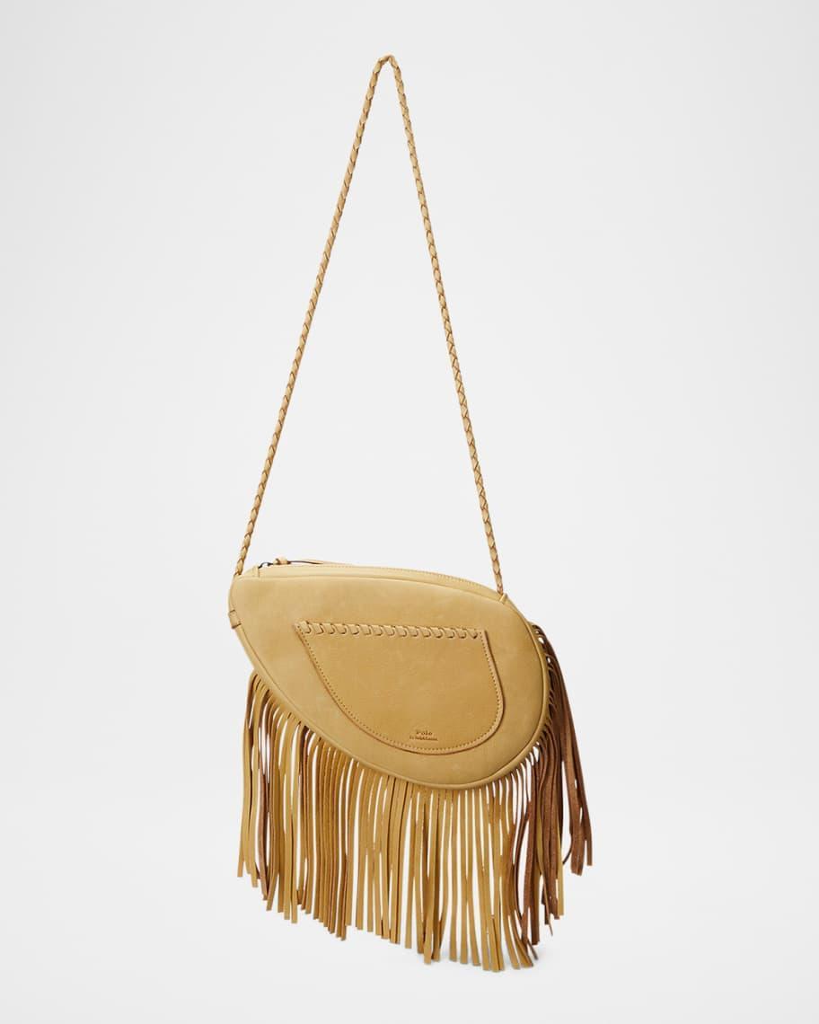 Fringe Leather Crossbody Bag Product Image