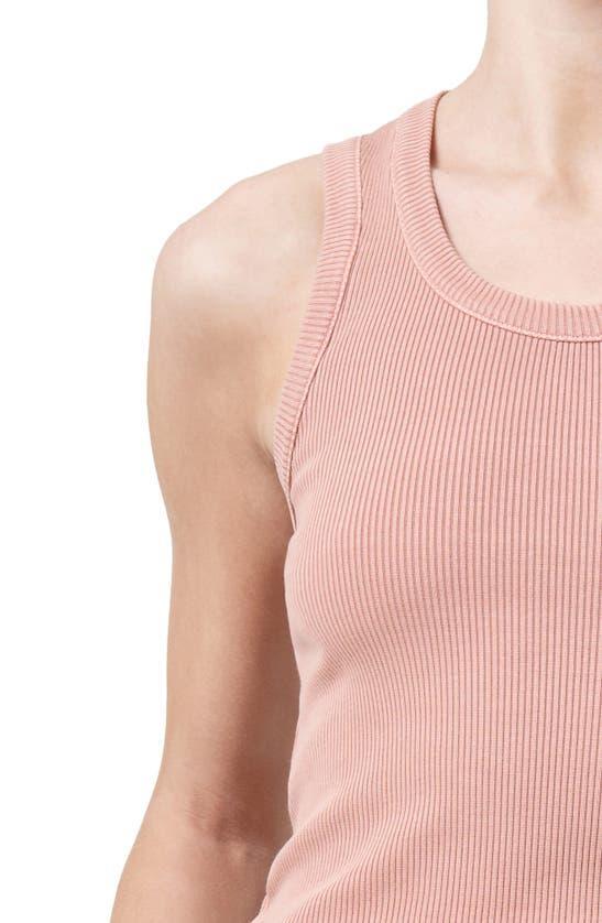 AGOLDE Poppy Rib Tank In Sherbet Product Image