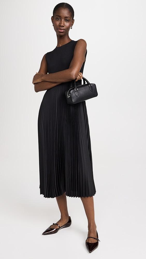 Theory Crew Sleeveless Pleated Dress | Shopbop Product Image